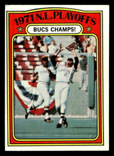 1972 Topps #221 NL Playoffs Excellent+ ID: 441827 1972 Topps #221 NL Playoffs Excellent+ ID: 441827