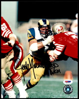 Jack Youngblood 8 x 10 Photo Signed Auto PSA/DNA Authenticated Rams HOF 84
