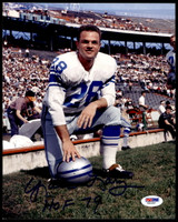 Yale Lary 8 x 10 Photo Signed Auto PSA/DNA Authenticated Lions HOF 79