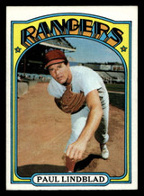 1972 Topps #396 Paul Lindblad Excellent+ ID: 442563 1972 Topps #396 Paul Lindblad Excellent+ ID: 442563