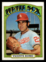 1972 Topps #499 Vicente Romo Excellent 1972 Topps #499 Vicente Romo Excellent