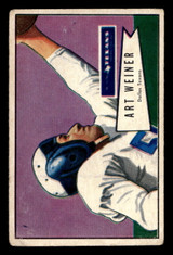 1952 Bowman Small #114 Art Weiner Very Good ID: 443312 1952 Bowman Small #114 Art Weiner Very Good ID: 443312
