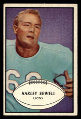 1953 Bowman #58 Harley Sewell Excellent+ SP 