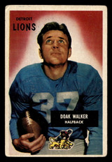 1955 Bowman #1 Doak Walker Very Good writing on back 