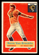 1956 Topps #6 Norm Van Brocklin Very Good ID: 443436 1956 Topps #6 Norm Van Brocklin Very Good ID: 443436