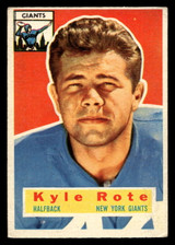 1956 Topps #29 Kyle Rote VG-EX ID: 443467 1956 Topps #29 Kyle Rote VG-EX ID: 443467