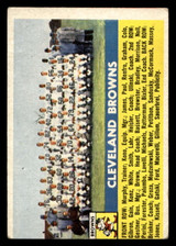 1956 Topps #45 Browns Team Very Good miscut 1956 Topps #45 Browns Team Very Good miscut