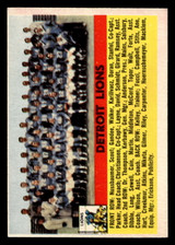 1956 Topps #92 Lions Team Very Good ID: 443542 1956 Topps #92 Lions Team Very Good ID: 443542