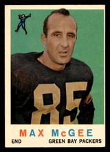 1959 Topps #4 Max McGee Excellent+ RC Rookie ID: 443614 1959 Topps #4 Max McGee Excellent+ RC Rookie ID: 443614