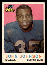 1959 Topps #44 John Henry Johnson G-VG 1959 Topps #44 John Henry Johnson G-VG