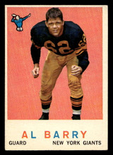 1959 Topps #138 Al Barry Excellent+ RC Rookie ID: 443864 1959 Topps #138 Al Barry Excellent+ RC Rookie ID: 443864