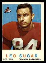 1959 Topps #154 Leo Sugar Excellent RC Rookie Miscut 1959 Topps #154 Leo Sugar Excellent RC Rookie Miscut
