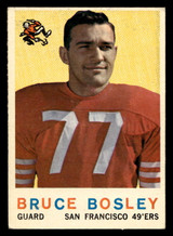1959 Topps #166 Bruce Bosley Very Good RC Rookie ID: 443920 1959 Topps #166 Bruce Bosley Very Good RC Rookie ID: 443920