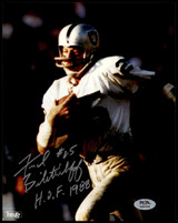 Fred Biletnikoff 8 x 10 Photo Signed Auto PSA/DNA Authenticated Raiders H.O.F. 1988 #25