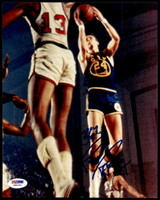 Rick Barry 8 x 10 Photo Signed Auto PSA/DNA Authenticated Warriors Happy Hooping