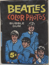 1964 Beatles Color Photos 5 Cents Unopened Wax Pack  #*sku2wax36375