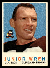 1959 Topps #169 Junior Wren Excellent RC Rookie  ID: 444893