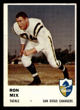 1961 Fleer #162 Ron Mix Excellent+ 1961 Fleer #162 Ron Mix Excellent+