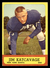 1963 Topps #55 Jim Katcavage VG-EX SP 1963 Topps #55 Jim Katcavage VG-EX SP
