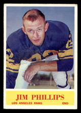 1964 Philadelphia #93 Jim Phillips Poor Writing on Back 1964 Philadelphia #93 Jim Phillips Poor Writing on Back