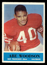 1964 Philadelphia #166 Abe Woodson Excellent+ 1964 Philadelphia #166 Abe Woodson Excellent+