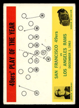 1964 Philadelphia #168 Red Hickey 49ers Play of the Year Very Good ID: 445807 1964 Philadelphia #168 Red Hickey 49ers Play of the Year Very Good ID: 445807
