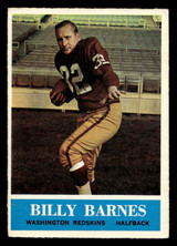 1964 Philadelphia #183 Billy Barnes Very Good 1964 Philadelphia #183 Billy Barnes Very Good