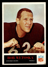 1965 Philadelphia #27 Bob Wetoska Very Good 1965 Philadelphia #27 Bob Wetoska Very Good