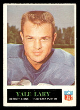 1965 Philadelphia #63 Yale Lary Very Good 1965 Philadelphia #63 Yale Lary Very Good