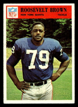 1966 Philadelphia #119 Roosevelt Brown Excellent+ 1966 Philadelphia #119 Roosevelt Brown Excellent+