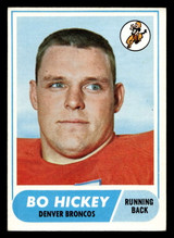 1968 Topps #17 Bo Hickey Ex-Mint  ID: 446392