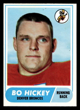 1968 Topps #17 Bo Hickey Near Mint 