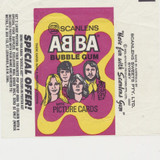 1977 Scanlens  ABBA  From Australia Wrapper#*sku36380