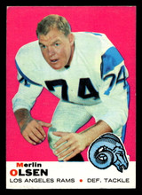 1969 Topps #34 Merlin Olsen Ex-Mint  ID: 446692