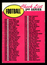 1969 Topps #132 Checklist 133-263 G-VG No Border 1969 Topps #132 Checklist 133-263 G-VG No Border