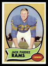 1970 Topps #68 Jack Pardee Ex-Mint ID: 447269 1970 Topps #68 Jack Pardee Ex-Mint ID: 447269