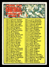 1970 Topps #132 Checklist 133-263 DP VG-EX 1970 Topps #132 Checklist 133-263 DP VG-EX