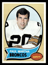 1970 Topps #216 Paul Martha Ex-Mint 1970 Topps #216 Paul Martha Ex-Mint