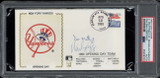 Don Mattingly Wade Boggs FDC Signed Auto PSA/DNA Slabbed Yankees postcard