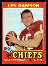 1971 Topps #180 Len Dawson VG-EX 1971 Topps #180 Len Dawson VG-EX