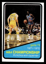 1972-73 Topps #154 NBA Playoffs Game 1 Ex-Mint ID: 449080 1972-73 Topps #154 NBA Playoffs Game 1 Ex-Mint ID: 449080
