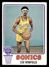 1973-74 Topps #42 Lee Winfield VG-EX 1973-74 Topps #42 Lee Winfield VG-EX
