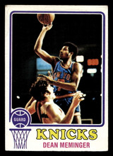 1973-74 Topps #93 Dean Meminger VG-EX 1973-74 Topps #93 Dean Meminger VG-EX