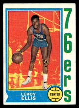 1974-75 Topps #111 Leroy Ellis Very Good 1974-75 Topps #111 Leroy Ellis Very Good