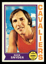 1974-75 Topps #115 Dick Snyder Ex-Mint ID: 450209 1974-75 Topps #115 Dick Snyder Ex-Mint ID: 450209