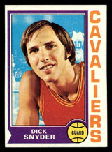 1974-75 Topps #115 Dick Snyder Near Mint ID: 450210 1974-75 Topps #115 Dick Snyder Near Mint ID: 450210