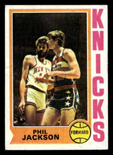 1974-75 Topps #132 Phil Jackson Very Good 1974-75 Topps #132 Phil Jackson Very Good