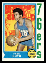 1974-75 Topps #154 Fred Boyd Ex-Mint ID: 450304 1974-75 Topps #154 Fred Boyd Ex-Mint ID: 450304