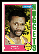 1974-75 Topps #202 Willie Long Ex-Mint ID: 450426 1974-75 Topps #202 Willie Long Ex-Mint ID: 450426
