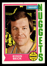 1974-75 Topps #264 Byron Beck Very Good 1974-75 Topps #264 Byron Beck Very Good